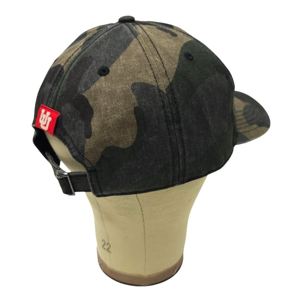 Utah Utes Camo Adjustable Cap Trucker Baseball Hat Stitched Logo Captivating - Picture 13 of 13